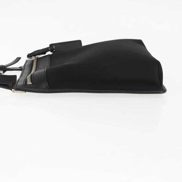 GUCCI Shoulder Bag Canvas Leather Black - Picture 5 of 12